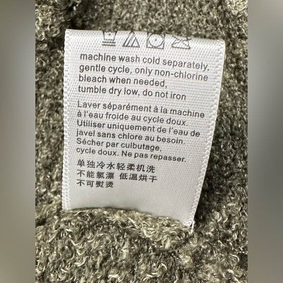 Barefoot Dreams Green Cozy Chic Lite Circle Cardigan/ Sweater Oversized Small - Picture 12 of 12